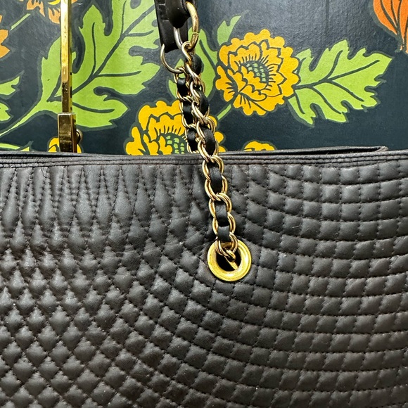 Bally Vintage Brown Quilted Lambskin Tote (Late 1980s–Early 1990s) - Picture 7 of 14